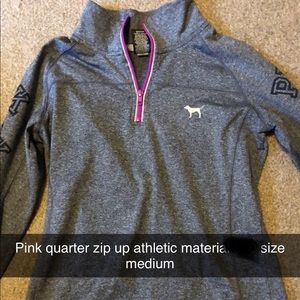 “Pink” quarter zip